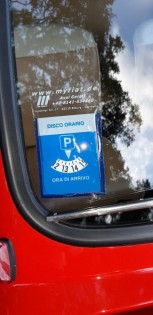 Mini-Parkscheibe zum Aufkleben - Teile/Zubehör - Suche - Fiat 500-Forum